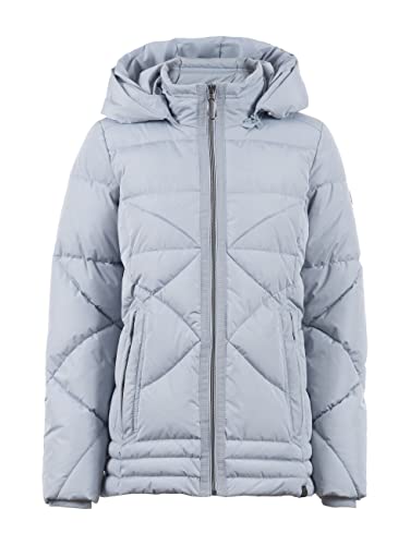 s'questo Jacke Damen Soquesto Winterjacke Steppjacke gesteppte Jacke Abnehmbare Kapuze Rippbund squesto, Gr.38, Blau von s`questo