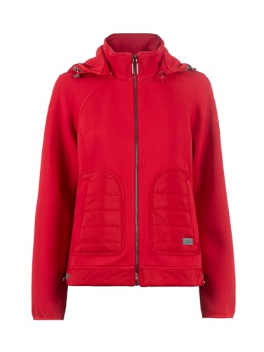 s'questo Jacke leichte Jacke, Übergangsjacke, Materialmix bright red 40 Soquesto Damen von s`questo