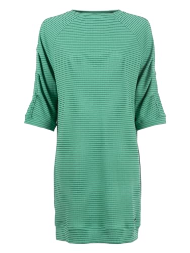 s'questo Kleid kurz, Shirt Jersey-Kleid, sportiv, 3/4-Armlänge Jade Green 44 Soquesto Damen von s`questo