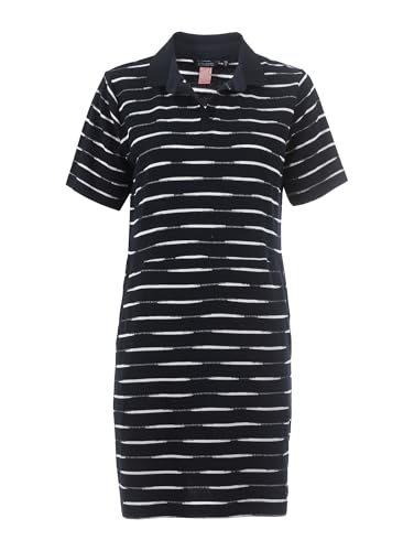 s'questo Kleid kurz, Wirk Navy, 38 Soquesto Kollektion Tropical Flowers von s`questo