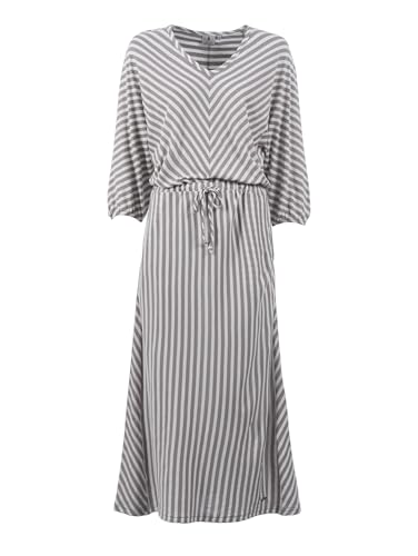 s'questo Kleid lang, WIrk Dusk Taupe, 44 Soquesto Kollektion Pastel Bloom von s`questo