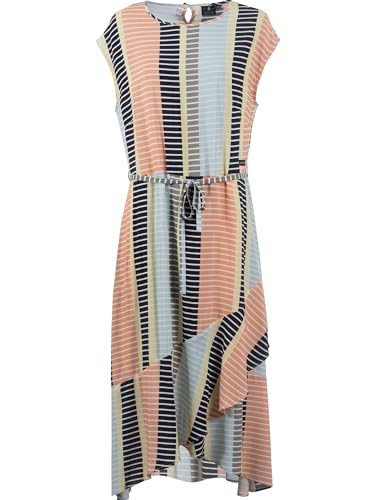 s'questo Kleid lang, Web Multicolour, 40 Soquesto Kollektion La Dolce Vita von s`questo