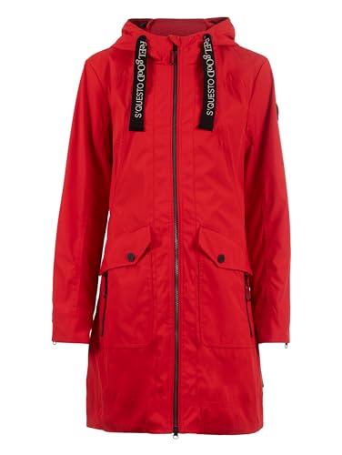 s'questo Parka feminin, sportlich, Jacke, Übergangsjacke bright red 42 Soquesto Damen von s`questo