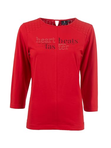 s'questo Shirt 3/4 Candy red 42 Soquesto Damen von s`questo