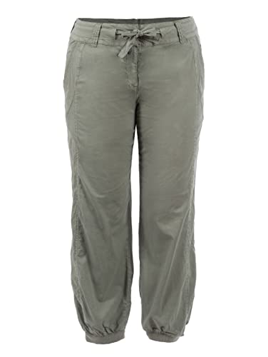 s'questo Stoffhose Soquesto Freizeithose 7/8 Weites Bein Sommerhose Leichte Hose für den Sommer aus Baumwolle squesto, Gr.40, Grün von s`questo