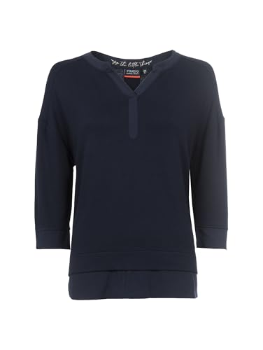 s'questo Strick 3/4 Navy, 44 Soquesto Kollektion Autumn Flowers von s`questo