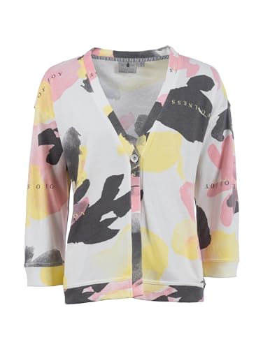 s'questo Strickjacke florales Muster, sommerlich Multicolour 44 Soquesto Damen von s`questo