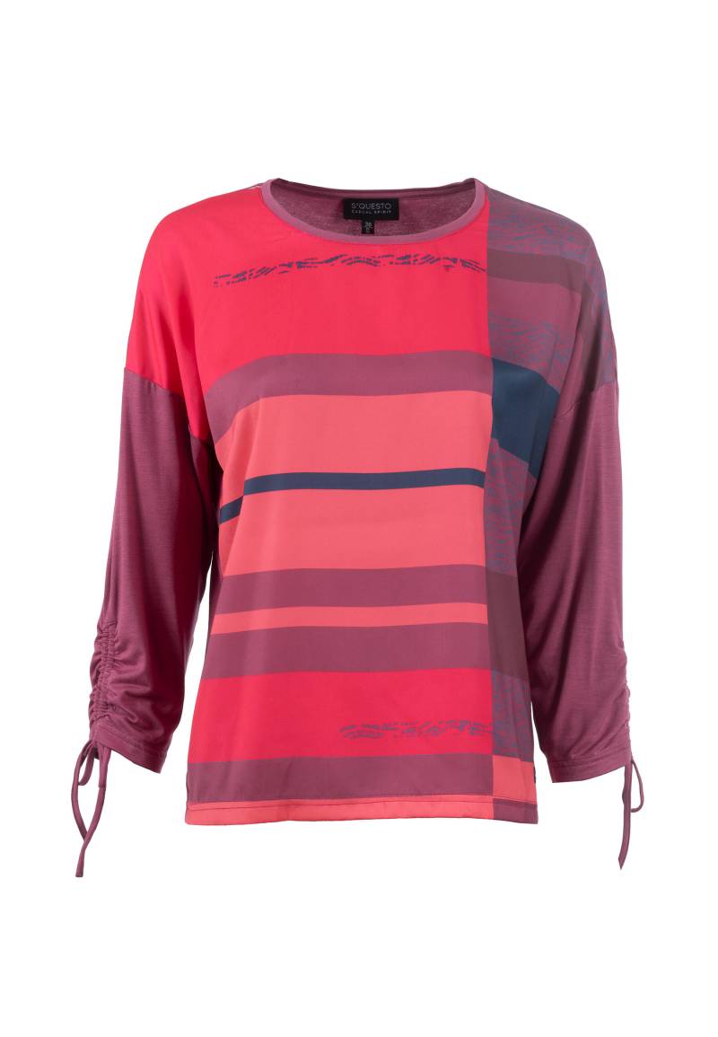 squesto - Bluse 3/4 dunkelpink - Gr. - 44 von s'questo