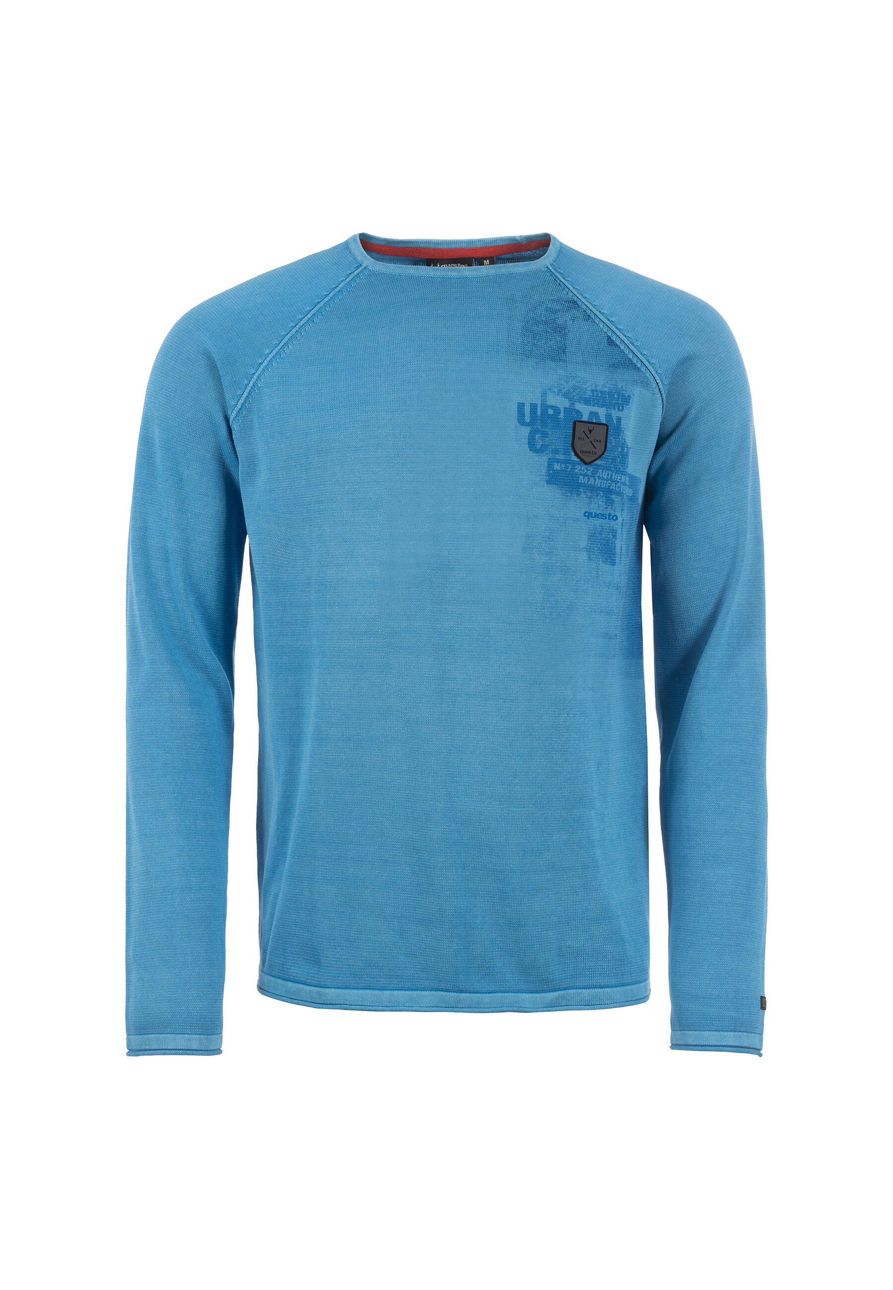 squesto - Strickpullover 1/1 azure - Gr. - L von s'questo
