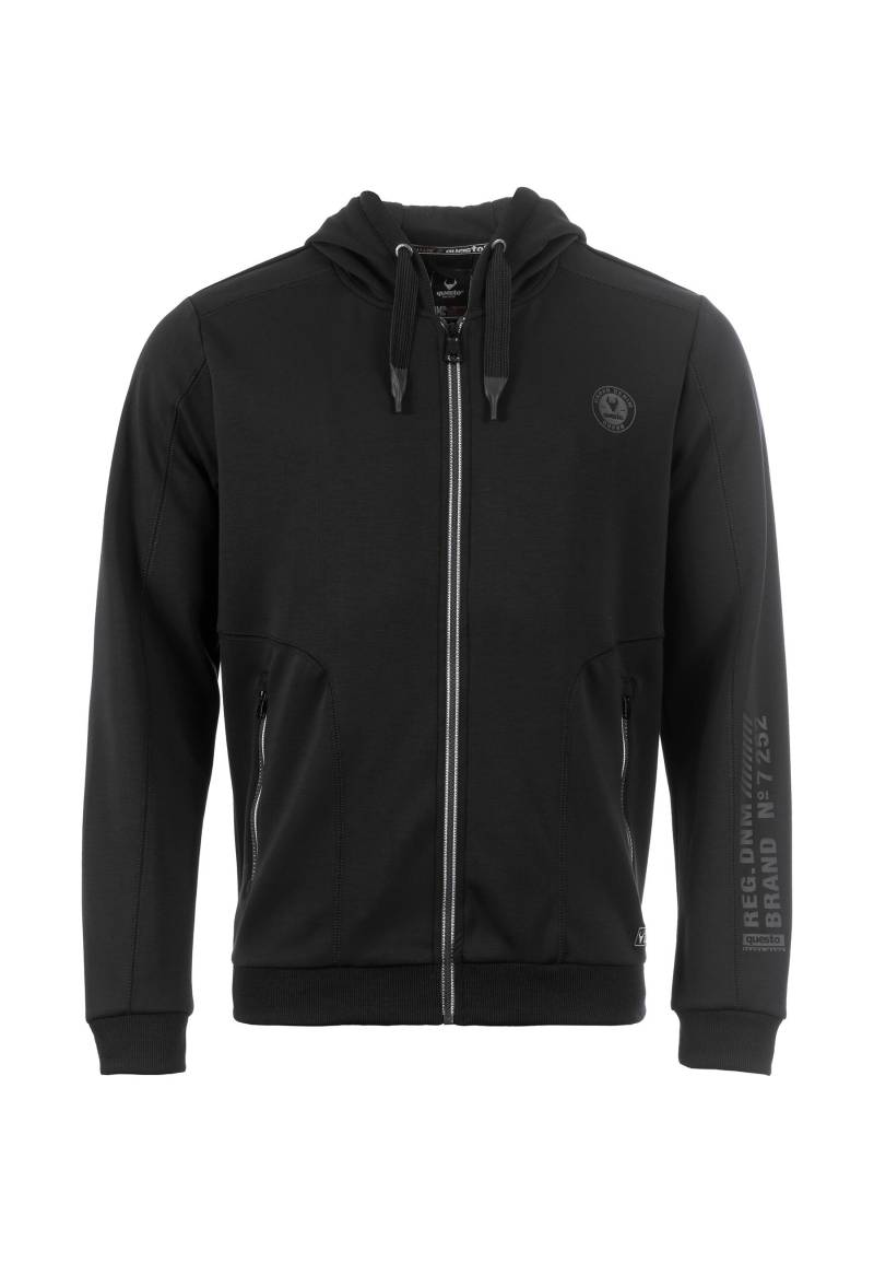 squesto - Sweatjacke 1/1 black - Gr. - XXL von s'questo
