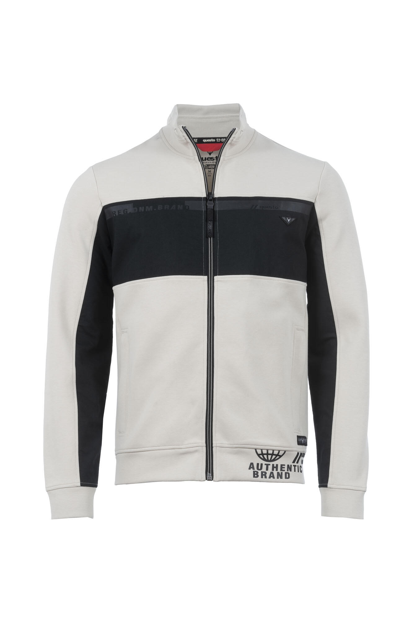 squesto - Sweatjacke pebble - Gr. - M von s'questo