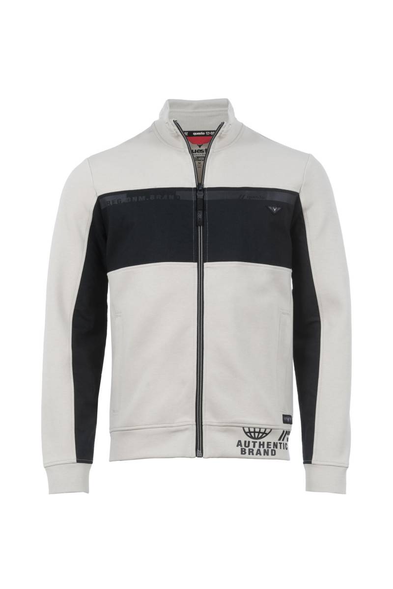 squesto - Sweatjacke pebble - Gr. - M von s'questo