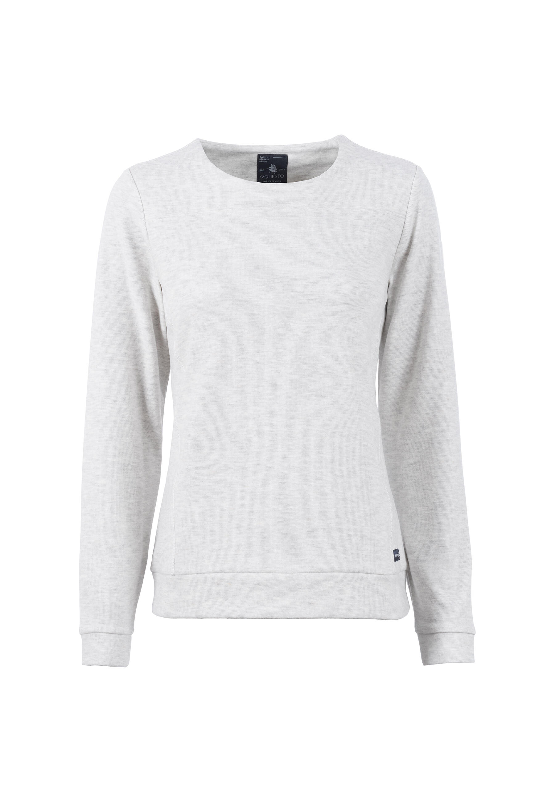 squesto - Sweatshirt platinum grey melange - Gr. - 44 von s'questo