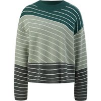 s.Oliver Damen Pullover blue green stripes 36 von s. Oliver