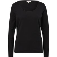 s.Oliver Damen Langarm Shirt deep black 34 von s. Oliver