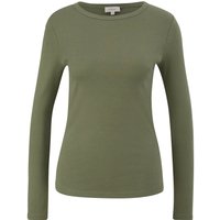 s.Oliver Damen Langarm Shirt light khaki 46 von s. Oliver