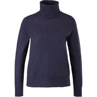 s.Oliver Damen Rollkragen Pullover Basic navy 34 von s. Oliver