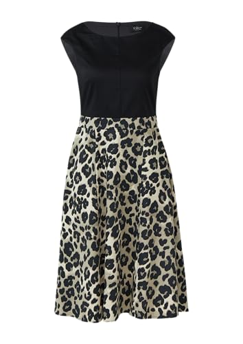 Ausgestelltes Etuikleid mit Leo-Rock schwarz 40 von s.Oliver BLACK LABEL