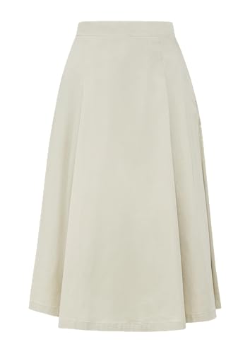 Poplin-Rock im Relaxed Fit mit Elastikbund beige 40 von s.Oliver BLACK LABEL