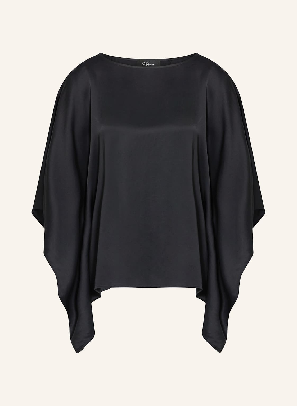 S.Oliver Black Label Blusenshirt Aus Satin schwarz S.Oliver Black Label Blusenshirt Aus Satin schwarz von s.Oliver BLACK LABEL