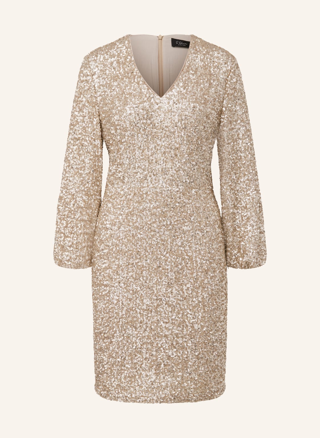 S.Oliver Black Label Cocktailkleid beige von s.Oliver BLACK LABEL