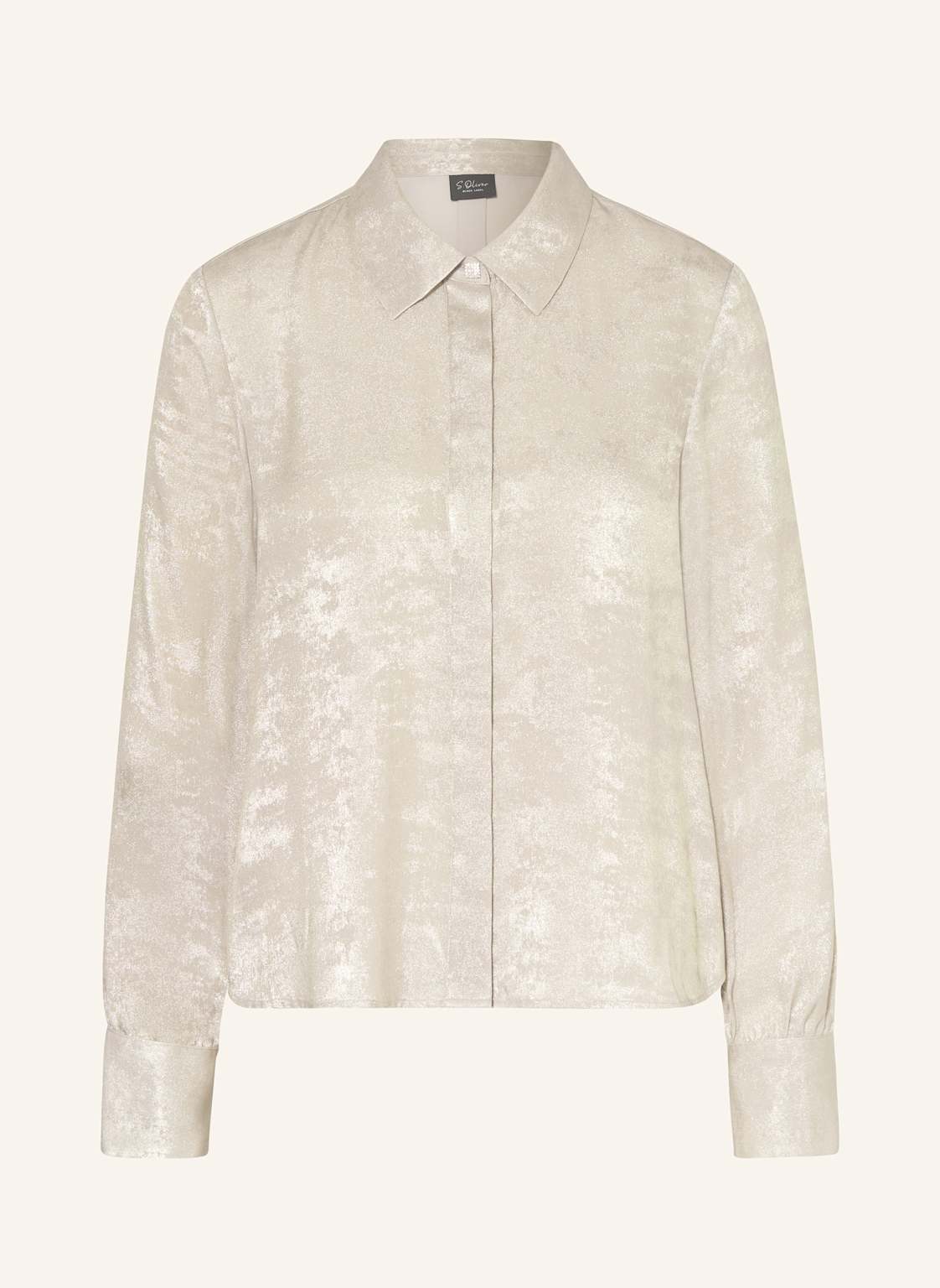 S.Oliver Black Label Hemdbluse beige von s.Oliver BLACK LABEL