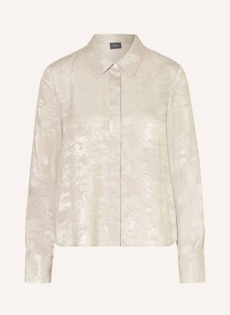 S.Oliver Black Label Hemdbluse beige von s.Oliver BLACK LABEL