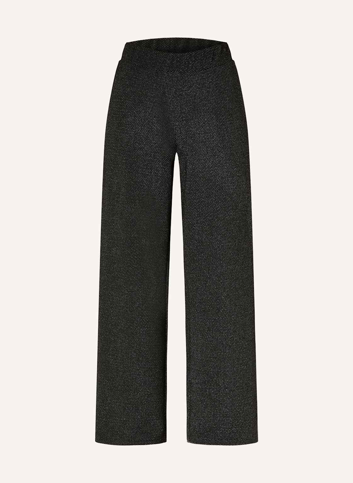 S.Oliver Black Label Hose Mit Glitzergarn schwarz von s.Oliver BLACK LABEL