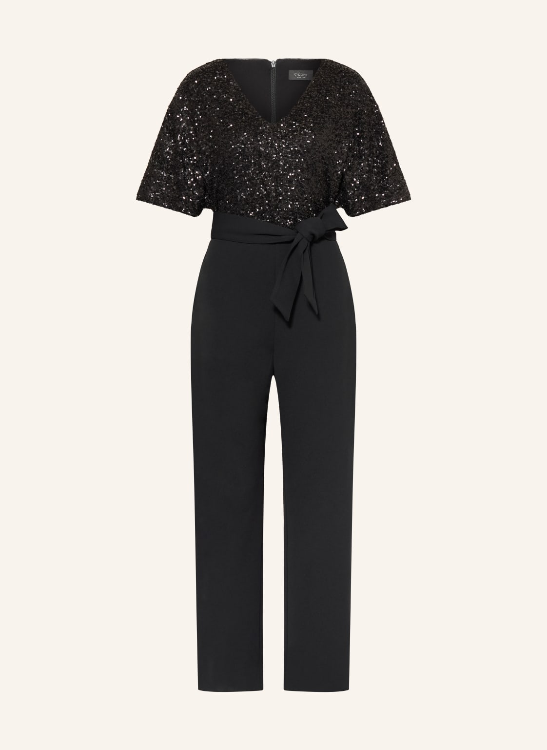 S.Oliver Black Label Jumpsuit Mit Pailetten schwarz von s.Oliver BLACK LABEL