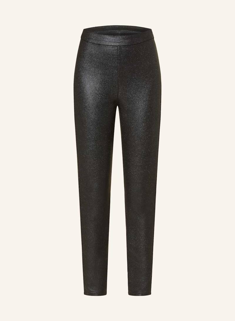 S.Oliver Black Label Leggings Mit Glitzergarn schwarz von s.Oliver BLACK LABEL
