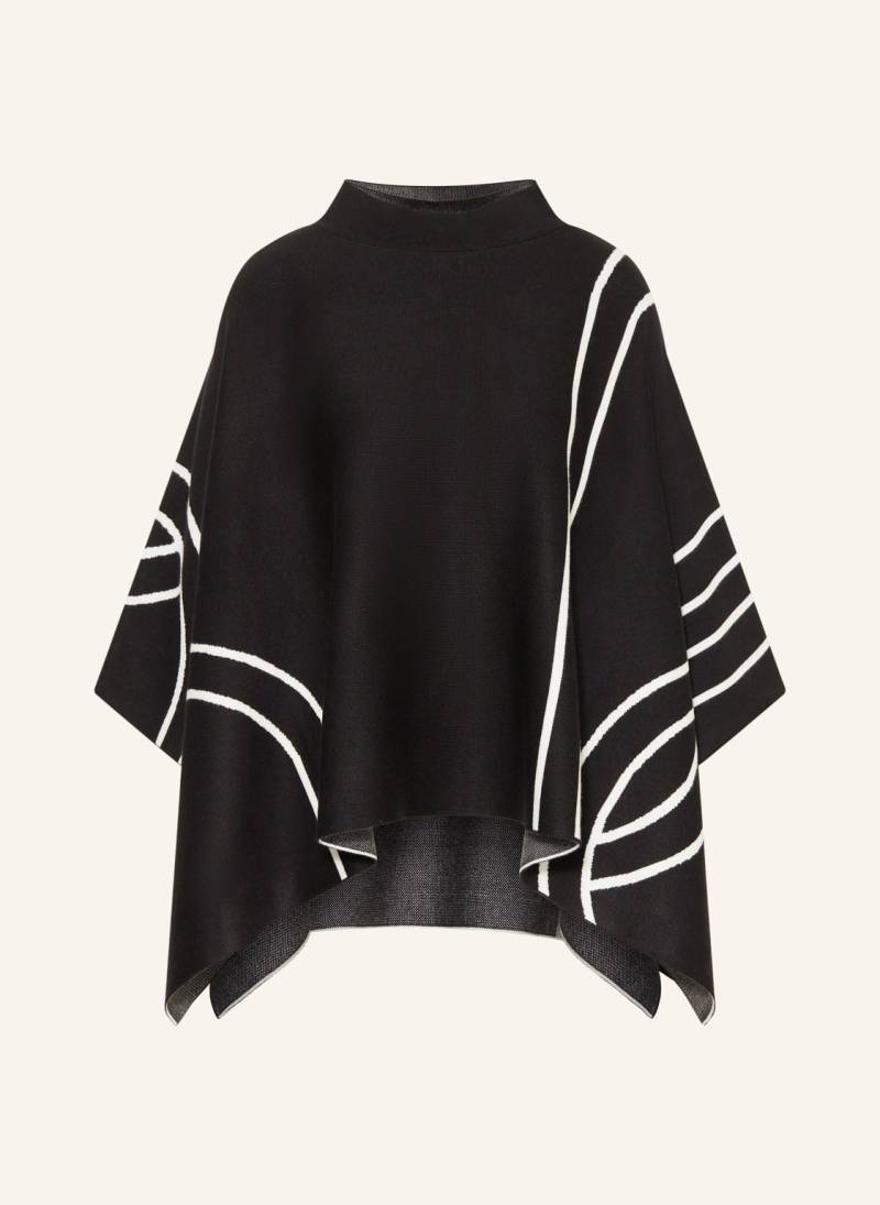 S.Oliver Black Label Poncho Mit 3/4-Arm schwarz von s.Oliver BLACK LABEL