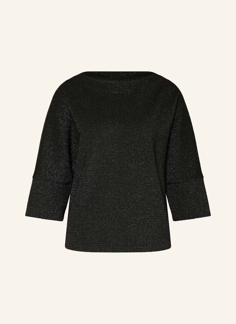 S.Oliver Black Label Pullover Mit 3/4-Arm Und Glitzergarn schwarz von s.Oliver BLACK LABEL