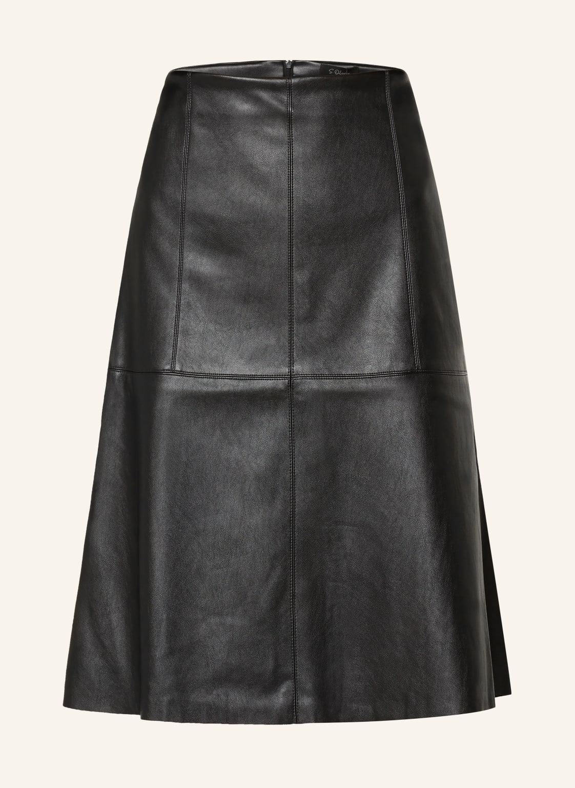 S.Oliver Black Label Rock In Lederoptik schwarz von s.Oliver BLACK LABEL