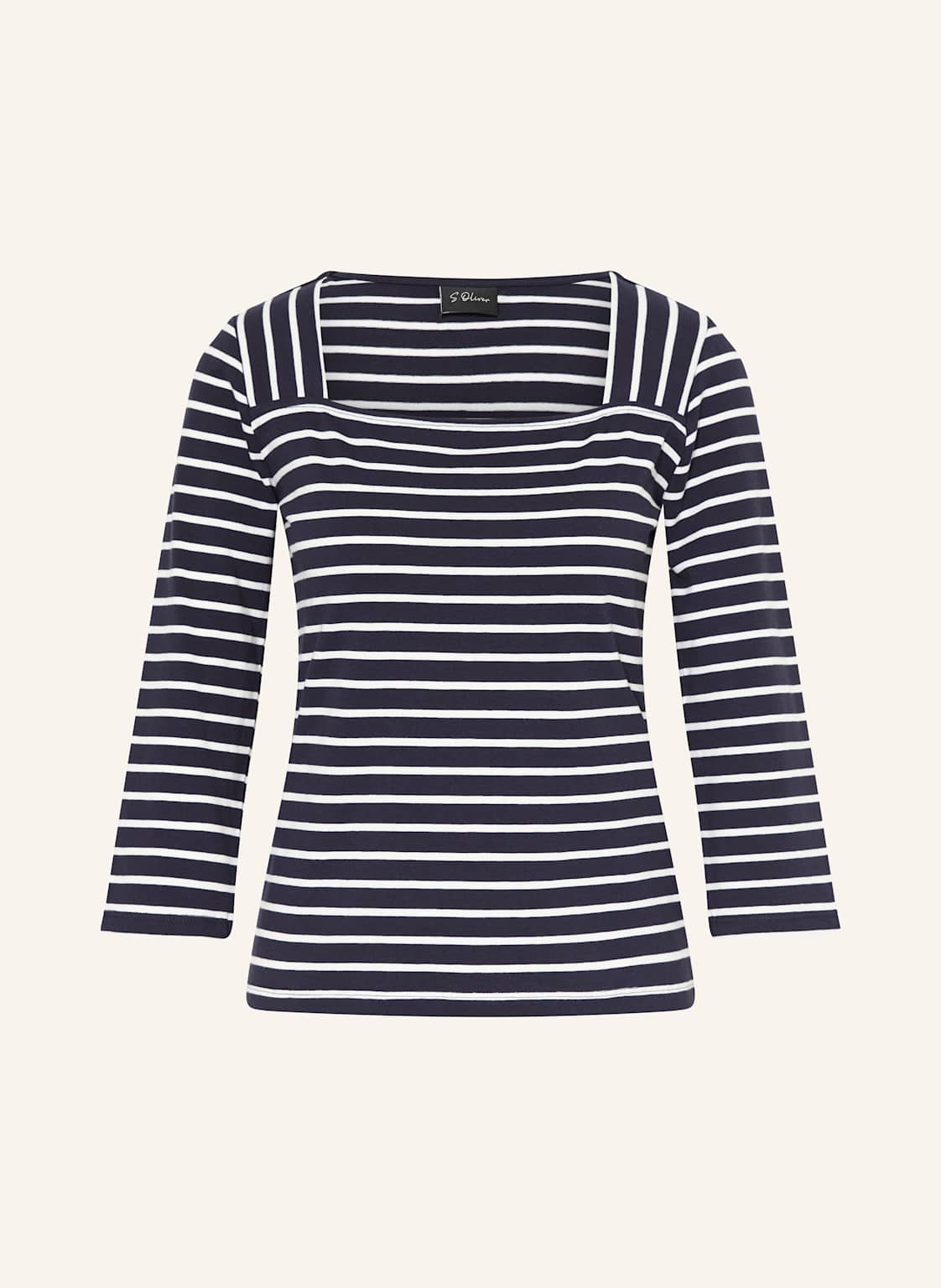 S.Oliver Black Label Shirt Mit 3/4-Arm blau S.Oliver Black Label Shirt Mit 3/4-Arm blau von s.Oliver BLACK LABEL