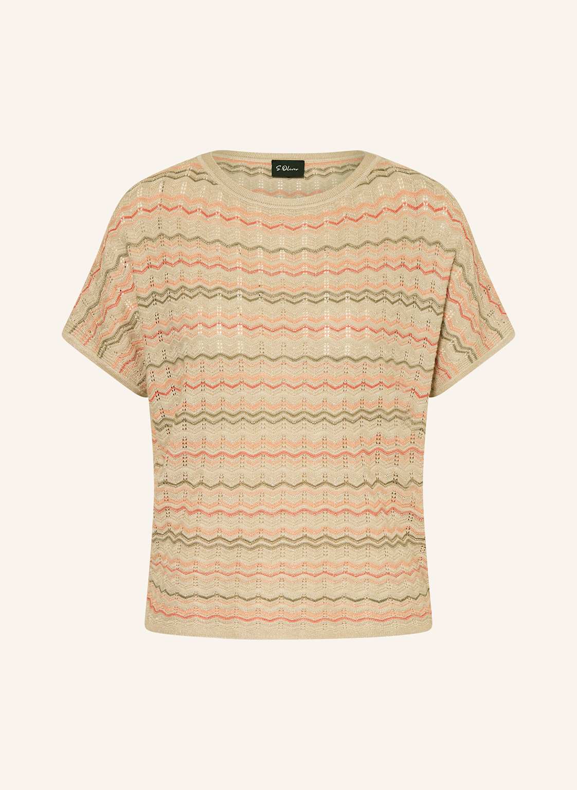 S.Oliver Black Label Strickshirt Mit Glitzergarn beige S.Oliver Black Label Strickshirt Mit Glitzergarn beige von s.Oliver BLACK LABEL
