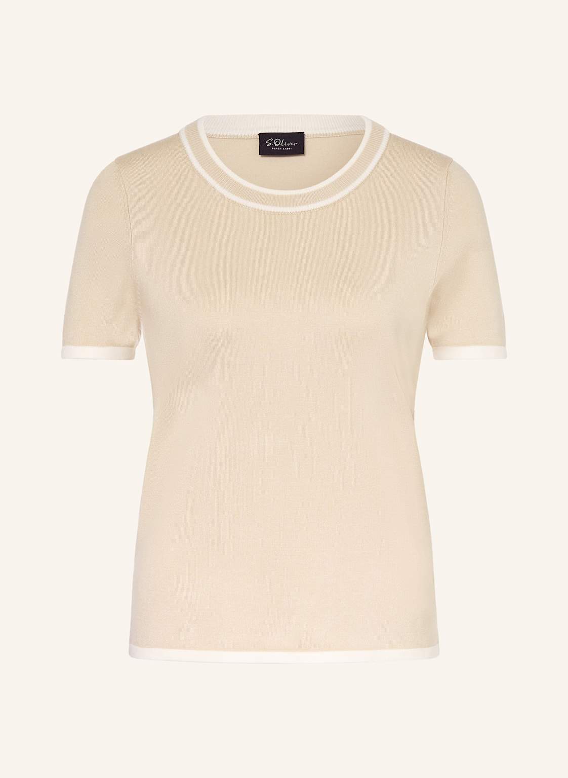 S.Oliver Black Label Strickshirt beige von s.Oliver BLACK LABEL