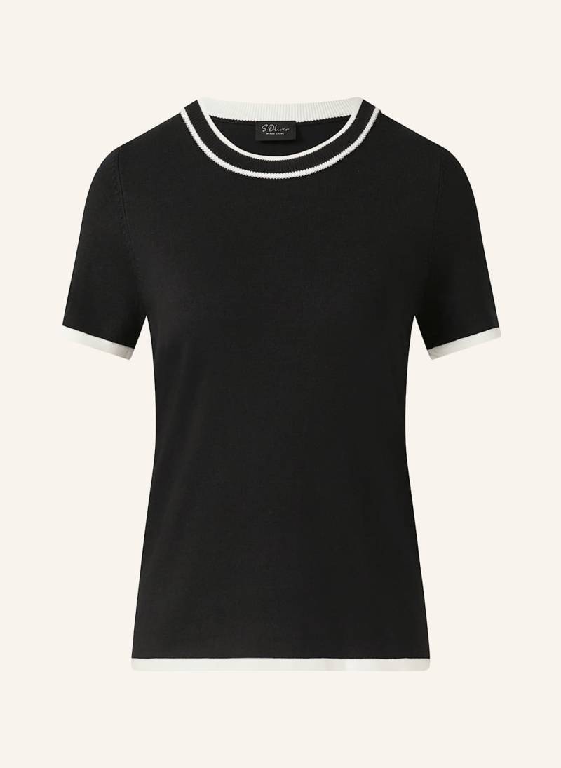 S.Oliver Black Label Strickshirt schwarz von s.Oliver BLACK LABEL