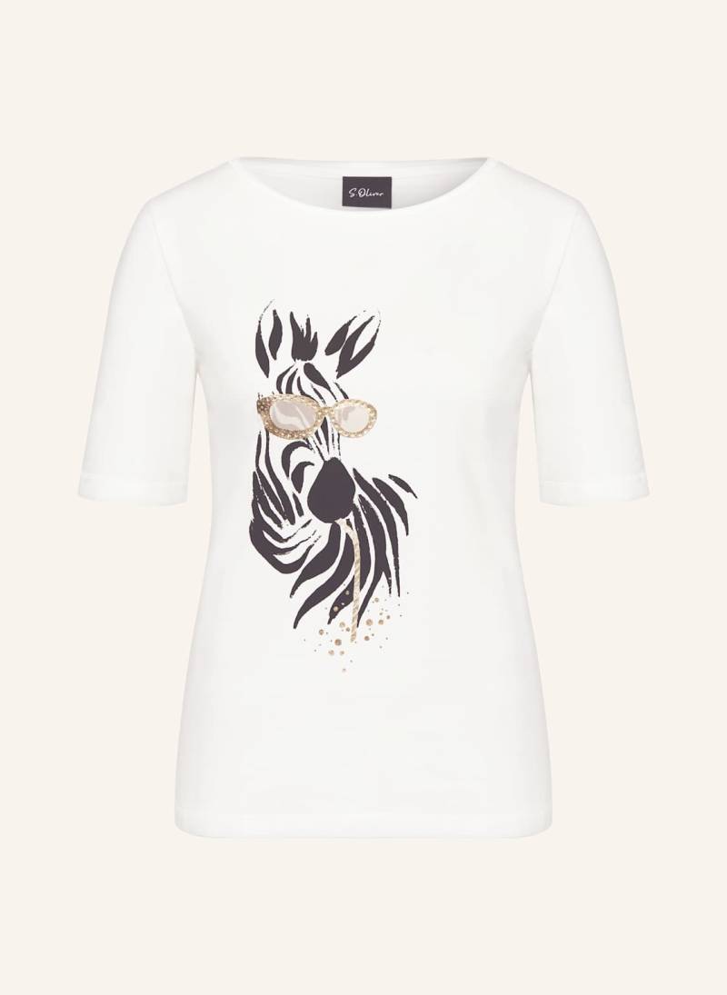 S.Oliver Black Label T-Shirt Mit Schmucksteinen weiss S.Oliver Black Label T-Shirt Mit Schmucksteinen weiss von s.Oliver BLACK LABEL