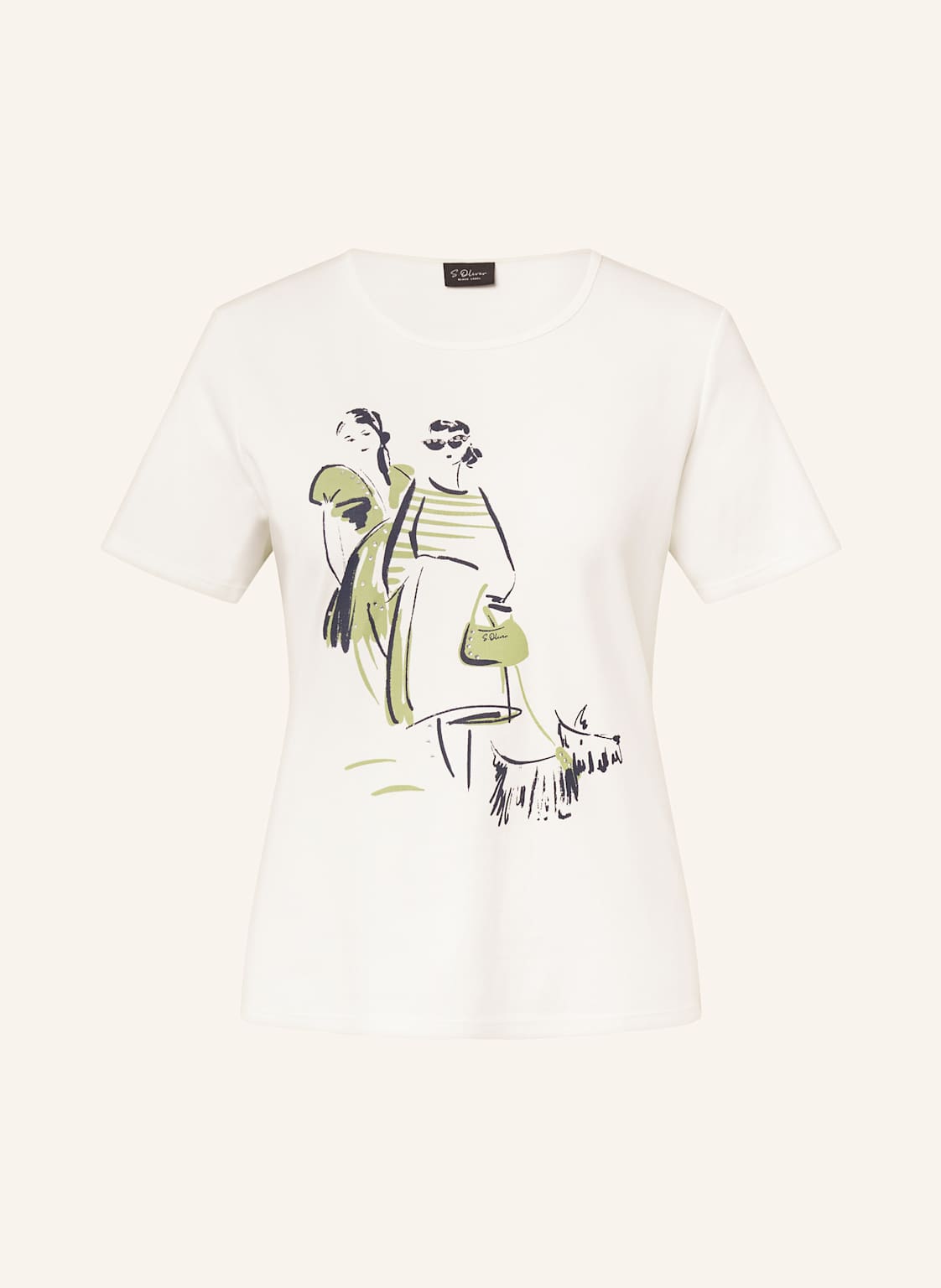 S.Oliver Black Label T-Shirt Mit Schmucksteinen weiss S.Oliver Black Label T-Shirt Mit Schmucksteinen weiss von s.Oliver BLACK LABEL