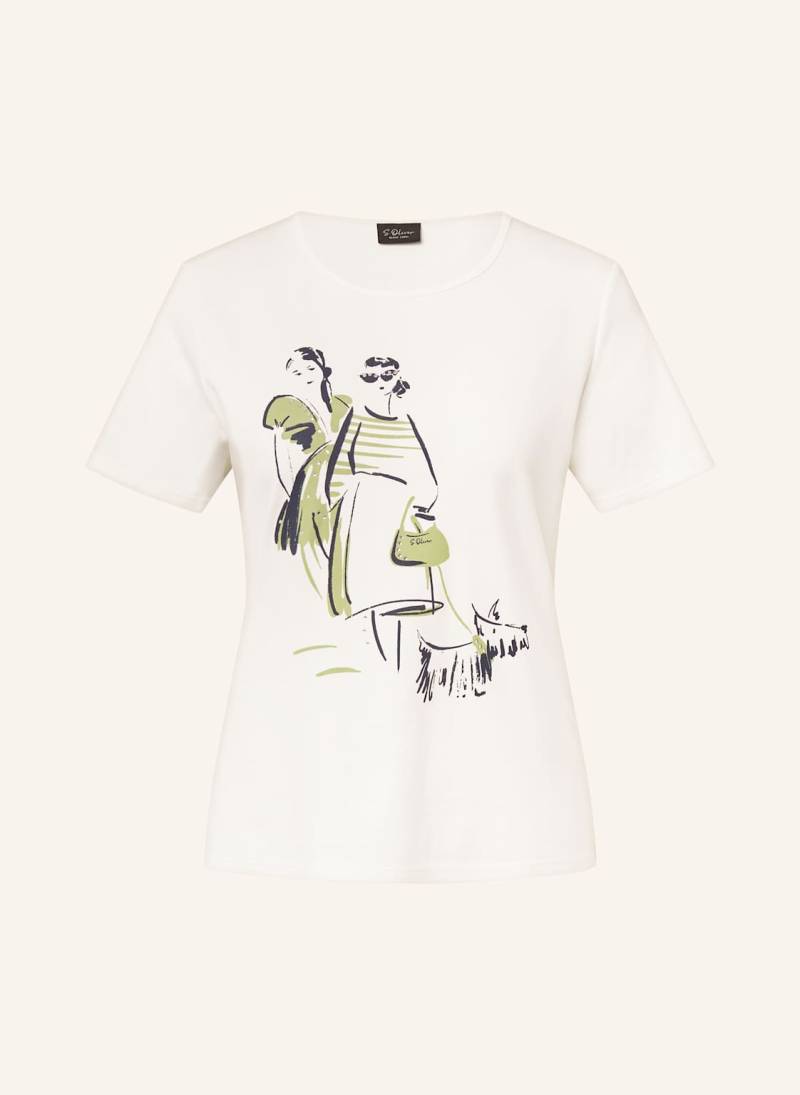 S.Oliver Black Label T-Shirt Mit Schmucksteinen weiss S.Oliver Black Label T-Shirt Mit Schmucksteinen weiss von s.Oliver BLACK LABEL
