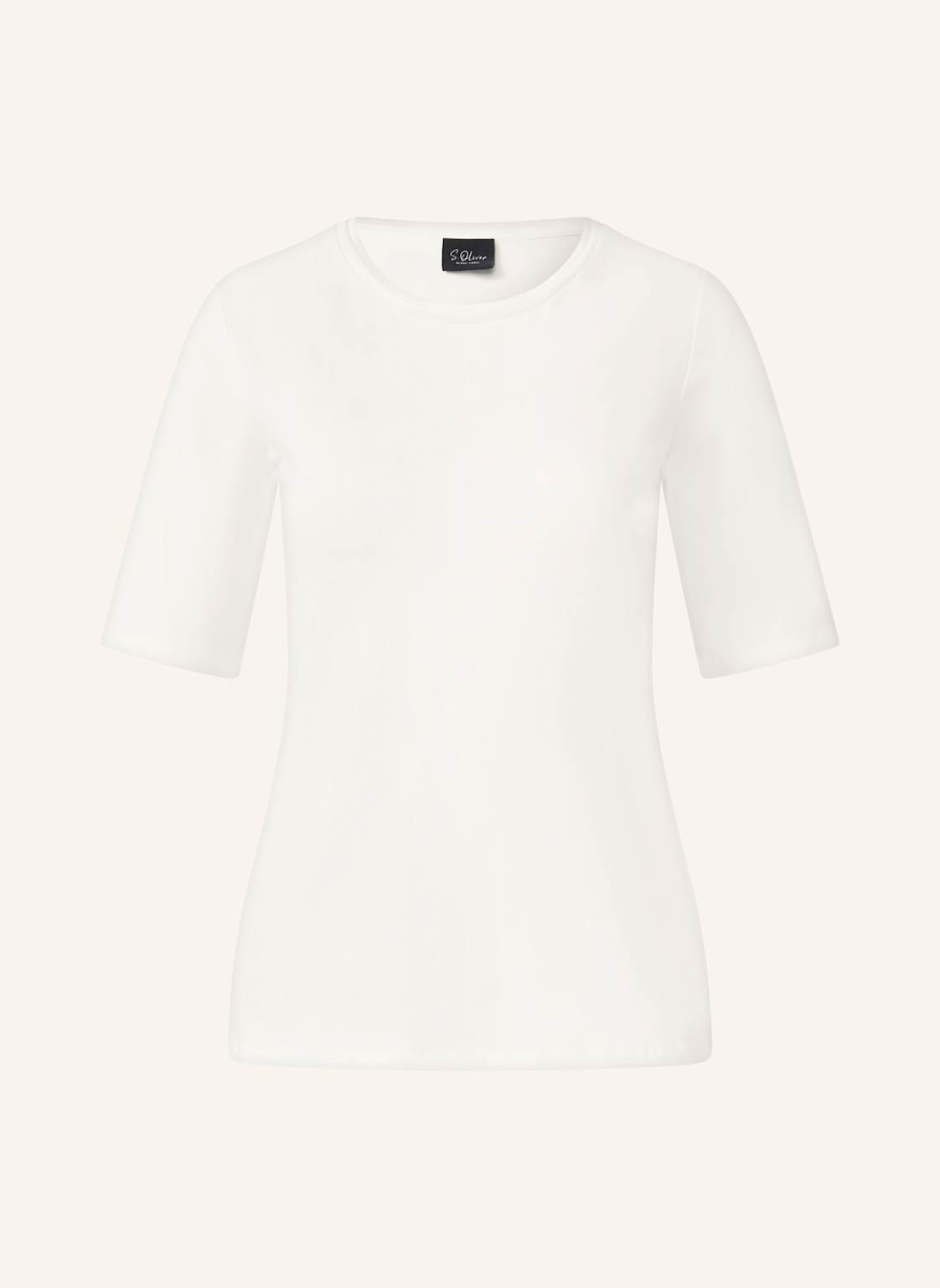 S.Oliver Black Label T-Shirt weiss von s.Oliver BLACK LABEL