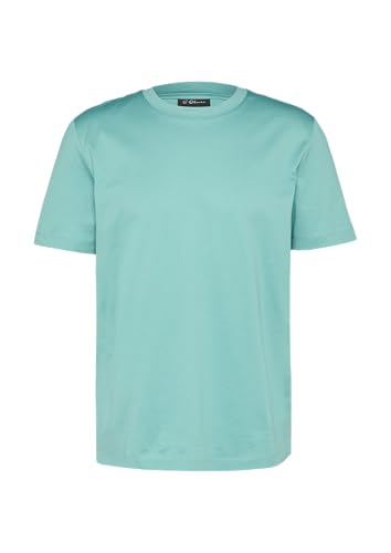 T-Shirt mit Crew Neck aus mercerisiertem Baumwolljersey türkisblau L von s.Oliver BLACK LABEL