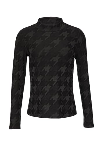 T-Shirt mit Hahnentrittmuster schwarz 48 T-Shirt mit Hahnentrittmuster schwarz 48 von s.Oliver BLACK LABEL