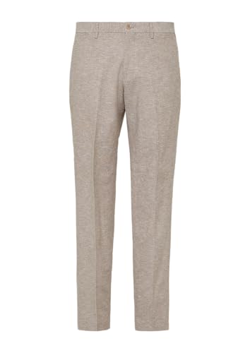 s.O Pure: Anzughose aus Leinenmix Sandstein 102 von s.Oliver BLACK LABEL