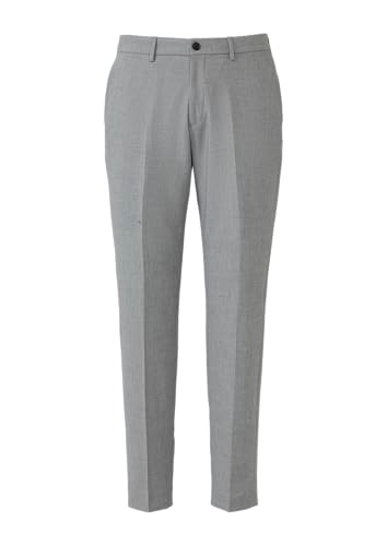 s.O Pure: Strukturierte Anzughose im Slim Fit dunkelgrau 56 von s.Oliver BLACK LABEL