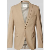 s.Oliver BLACK LABEL 2-Knopf-Sakko mit Reverskragen Modell 'Pure' in Beige, Größe 44 s.Oliver BLACK LABEL 2-Knopf-Sakko mit Reverskragen Modell 'Pure' in Beige, Größe 44 von s.Oliver BLACK LABEL
