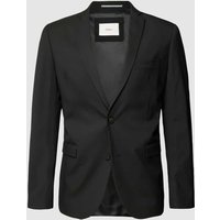 s.Oliver BLACK LABEL 2-Knopf-Sakko mit Reverskragen in Black, Größe 52 s.Oliver BLACK LABEL 2-Knopf-Sakko mit Reverskragen in Black, Größe 52 von s.Oliver BLACK LABEL