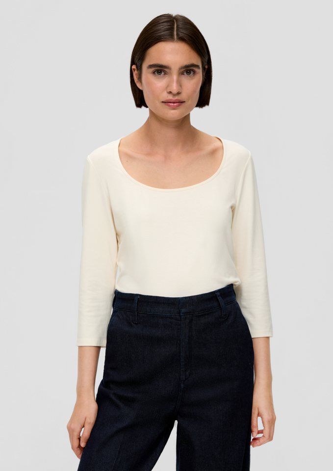 s.Oliver BLACK LABEL 3/4-Arm-Shirt Longsleeve aus Baumwollstretch s.Oliver BLACK LABEL 3/4-Arm-Shirt Longsleeve aus Baumwollstretch von s.Oliver BLACK LABEL