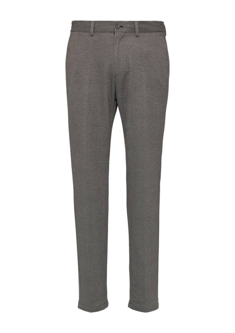 s.Oliver BLACK LABEL - Anzughose aus Doubleface-Jersey grau - Gr. - 52 von s.Oliver BLACK LABEL