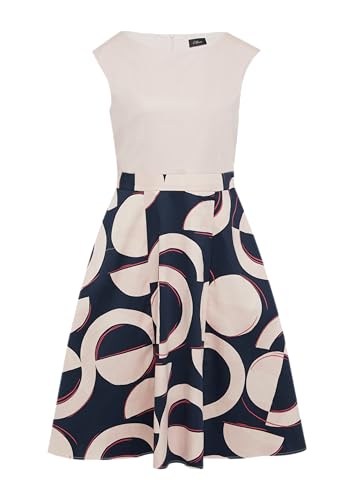 s.Oliver BLACK LABEL Ausgestelltes Etuikleid aus Baumwollmix Navy 38 von s.Oliver BLACK LABEL